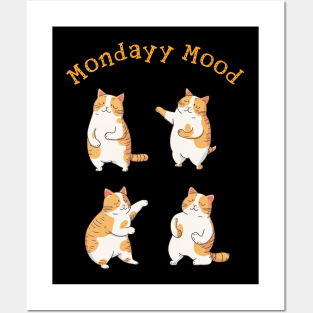 Cat in monday mood Posters and Art